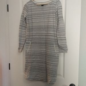Gap maternity grey stripe dress